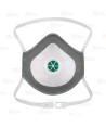 Mascarilla dolomita con válvula tipo FFP3 NR D