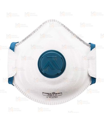 Mascarilla dolomita con válvula tipo FFP2 NR D (Pack 10 unid.)