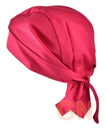 Gorro bandana de cocina color fucsia