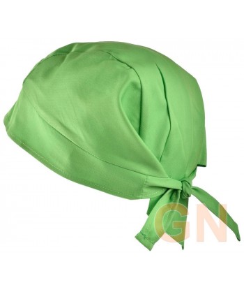 Gorro bandana de cocina color verde manzana