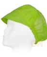 Cofia recoge pelo con visera y rejilla color pistacho