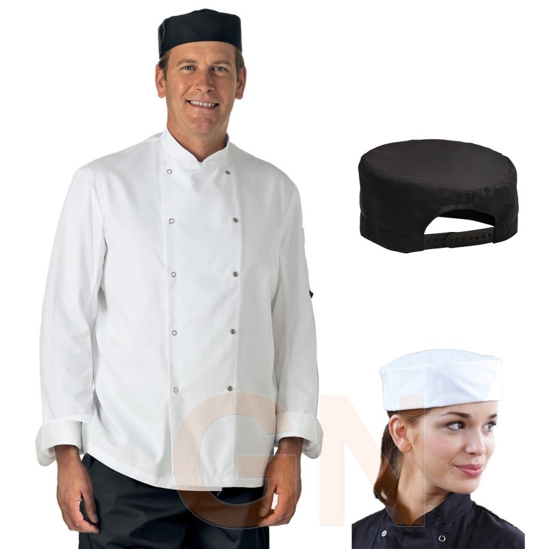 Gorro redondo de cocina con tejido anti manchas