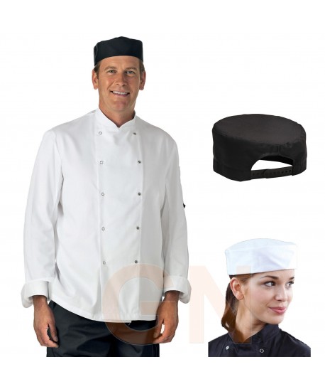 Gorro redondo de cocina con tejido anti manchas