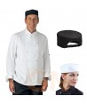 Gorro redondo de cocina con tejido anti manchas