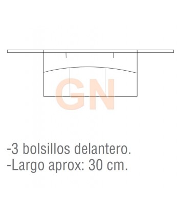Delantal corto económico para hostelería