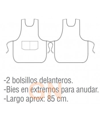 Casulla con bolsillos