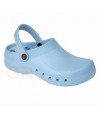 zueco sanitario antideslizante eva color celeste