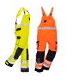 Peto de alta visibilidad bicolor, acolchado e impermeable