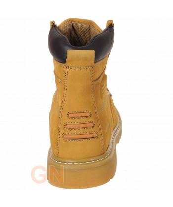 Bota de piel de seguridad tipo panama