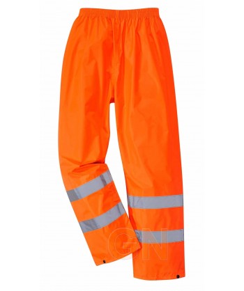 Pantalón alta visibilidad monocolor para lluvia o agua naranja A.V. Portwest H441
