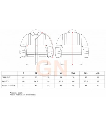 Parka acolchada bicolor alta visibilidad