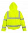 Cazadora alta visibilidad, acolchada e impermeable