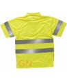 Polo alta visibilidad clase 2 de manga corta amarillo alta visibilidad