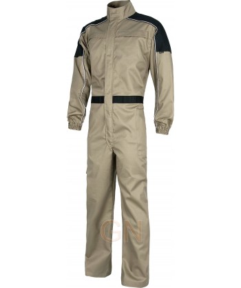 Buzo deportivo combinado Beige/negro