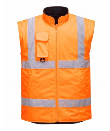 Parka de alta visibilidad desmontable 7 en 1 color naranja flúor. Portwest RT27