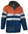 Parka acolchada marino/naranja A.V.
