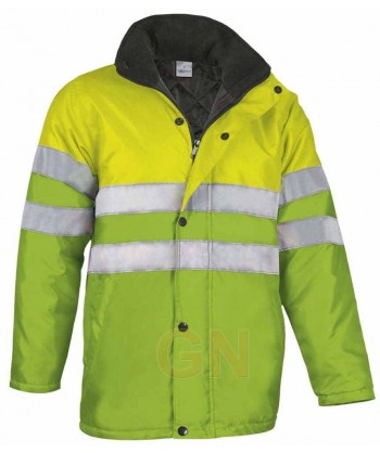Parka acolchada pistacho/amarillo A.V.