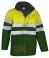Parka acolchada verde botella/amarillo A.V.