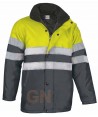 Parka acolchada negro/amarillo A.V.