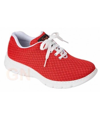 Zapato sanitario antideslizante y transpirable con cordones