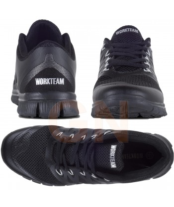 Zapatilla deportiva con cordones y suela eva color negro