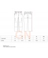 Pantalón con tejido Ripstop anti desgarros y con refuerzos color negro