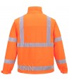 Cazadora softshell tricapa desmontable en naranja alta visibilidad. Portwest S428