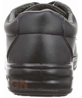Zapato cordones alimentario con puntera de seguridad S2 color negro
