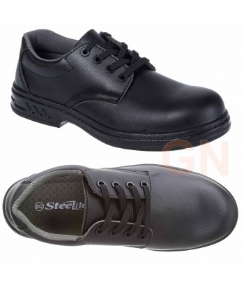 Zapato cordones alimentario con puntera de seguridad S2 color negro