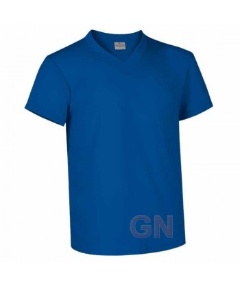 Camiseta cuello pico de manga corta Royal