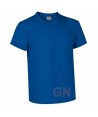 Camiseta cuello pico de manga corta Royal