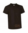 Camiseta cuello pico de manga corta Negra