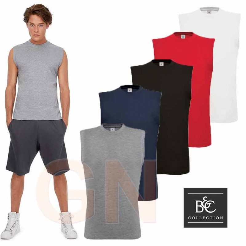 Camiseta unisex de algodón sin mangas