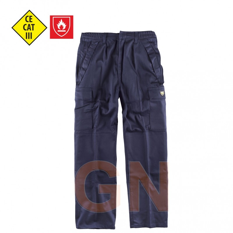 Pantalón ignífugo con refuerzos