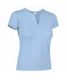 Camiseta manga corta y cuello pico