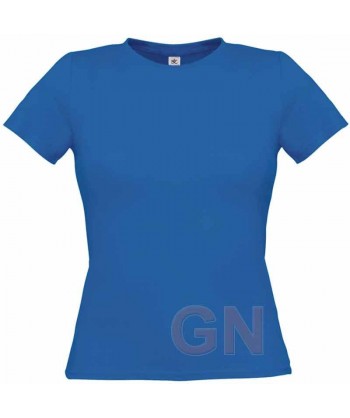 Camiseta manga corta para mujer Color azul
