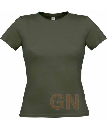 Camiseta manga corta para mujer Color kaky