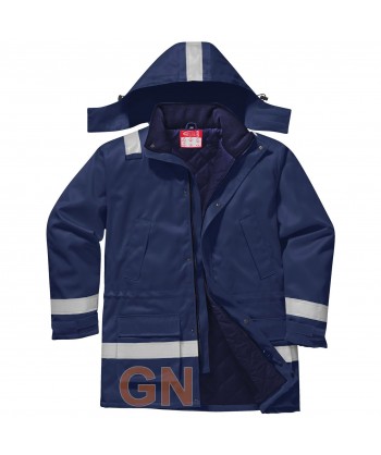 Parka acolchada, ignífuga, antiestática