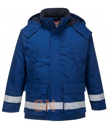 Parka acolchada, ignífuga, antiestática