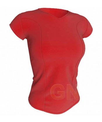 Camiseta económica transpirable, entallada y transpirable para mujer