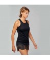 Camiseta transpirable de tirantes anchos para mujer