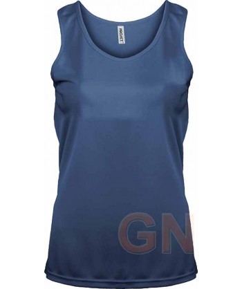 Camiseta transpirable de tirantes anchos para mujer