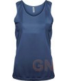 Camiseta transpirable de tirantes anchos para mujer