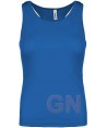 Camiseta transpirable de tirantes anchos para mujer