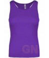 Camiseta transpirable de tirantes anchos para mujer