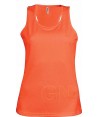 Camiseta transpirable de tirantes anchos para mujer