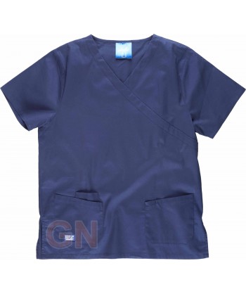 Conjunto sanitario elástico de casaca y pantalón color marino