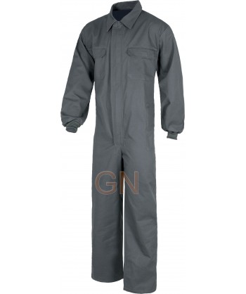 Buzo mono ligero de algodón gris