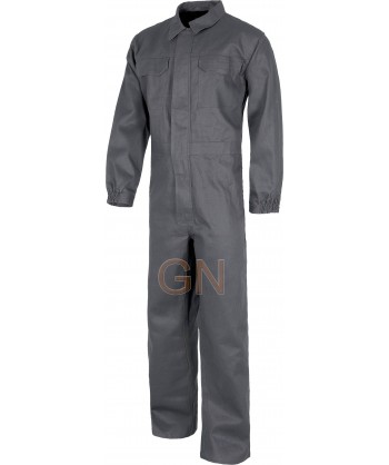 Buzo mono grueso de algodón gris oscuro