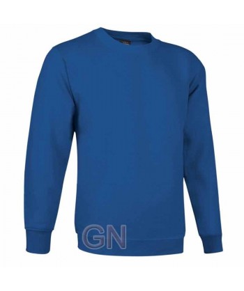 Sudadera cuello redondo color royal